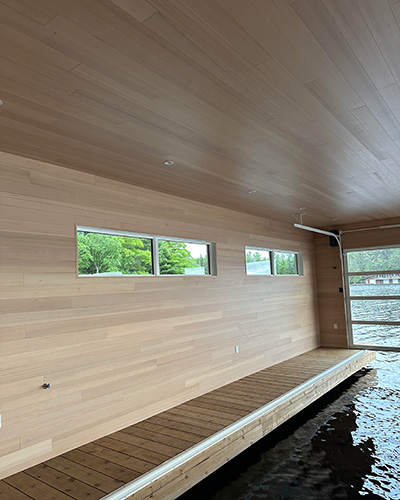 Interior – Hemlock Paneling